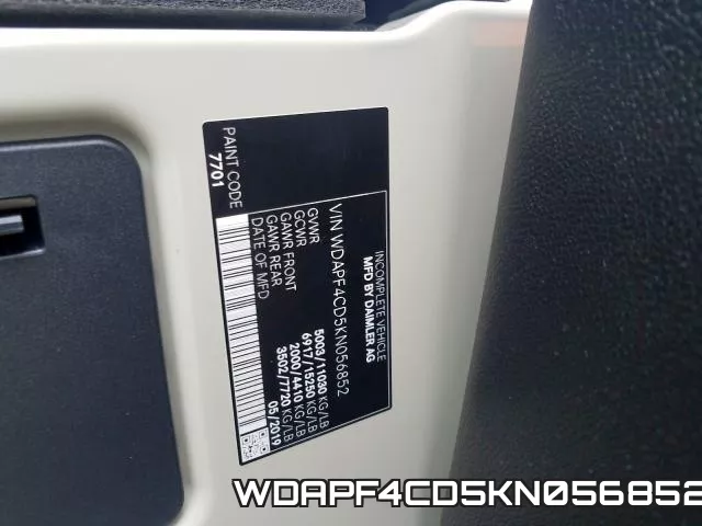 WDAPF4CD5KN056852 фото 2