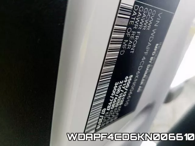 WDAPF4CD6KN006610 фото 2