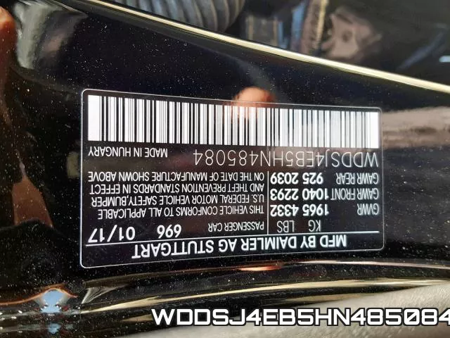 WDDSJ4EB5HN485084 фото 2