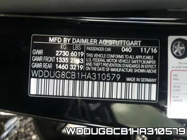WDDUG8CB1HA310579 фото 2