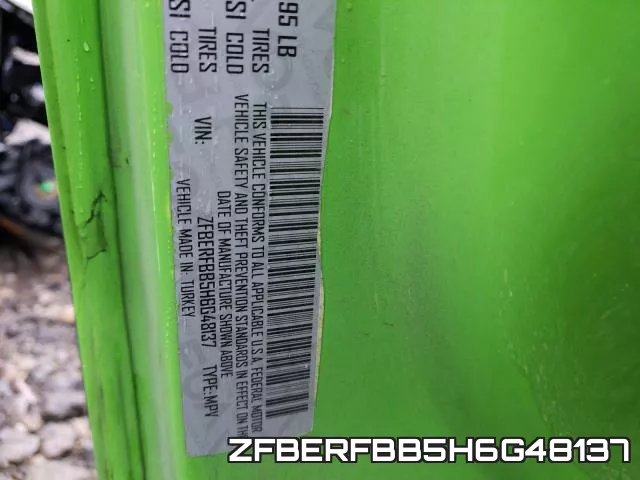 ZFBERFBB5H6G48137 фото 2