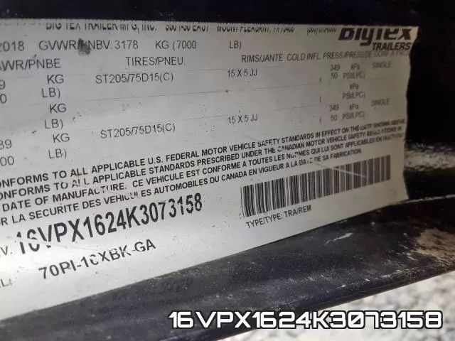 16VPX1624K3073158 фото 2