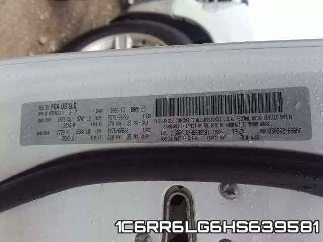 1C6RR6LG6HS639581 фото 2