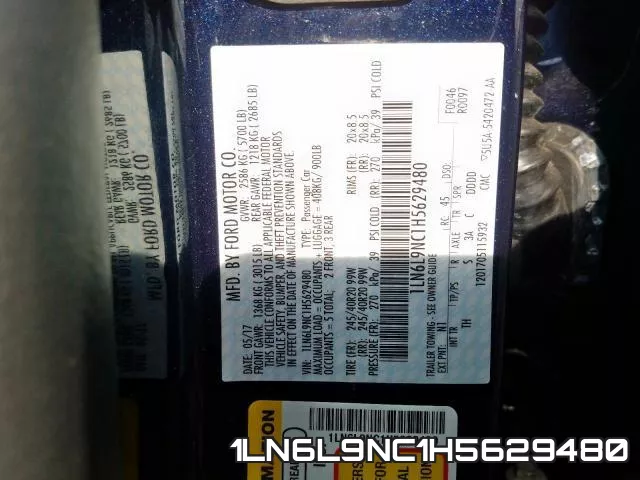 1LN6L9NC1H5629480 фото 2