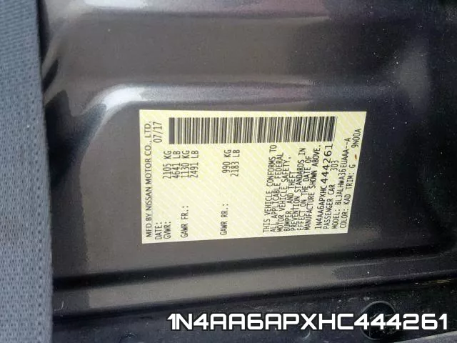 1N4AA6APXHC444261 фото 2