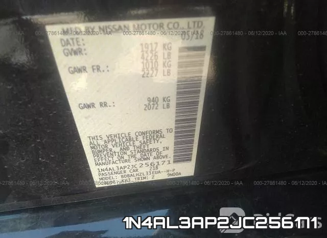 1N4AL3AP2JC256171 фото 10