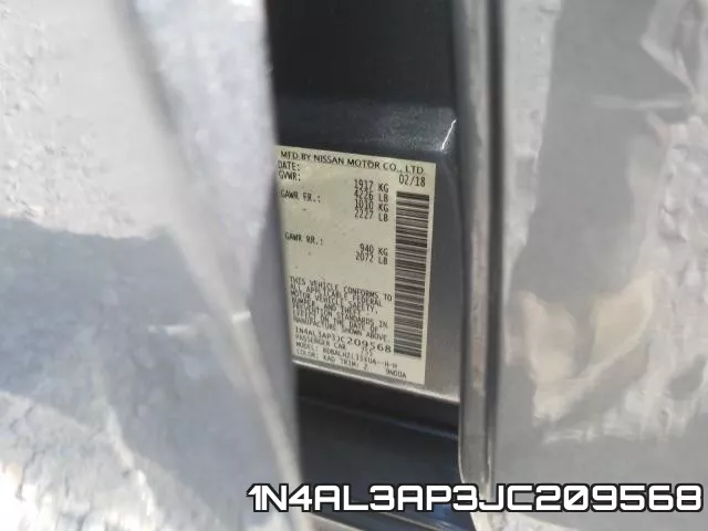 1N4AL3AP3JC209568 фото 2