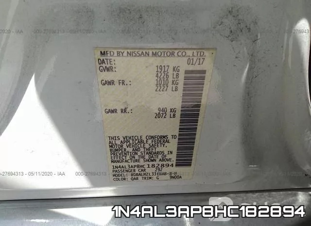 1N4AL3AP8HC182894 фото 10