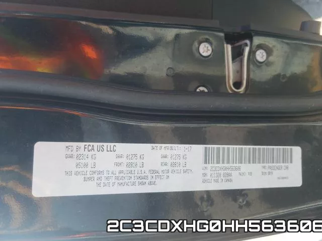2C3CDXHG0HH563606 фото 2