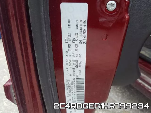 2C4RDGEG1HR799234 фото 2
