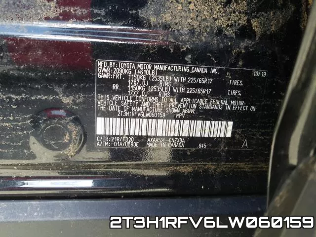 2T3H1RFV6LW060159 фото 2