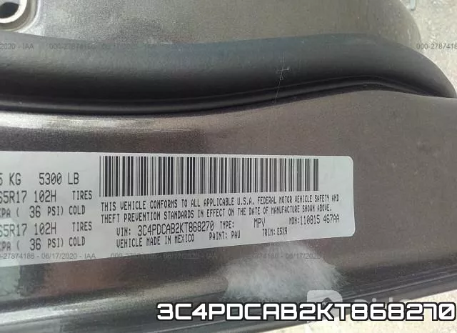 3C4PDCAB2KT868270 фото 10