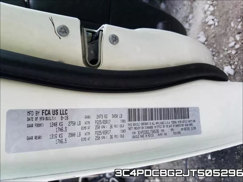 3C4PDCBG2JT505296 фото 2