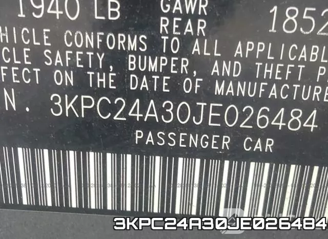 3KPC24A30JE026484 фото 10