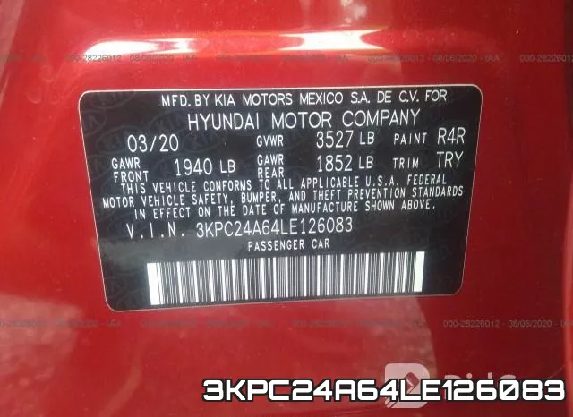 3KPC24A64LE126083 фото 10