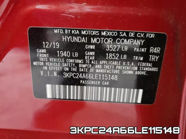 3KPC24A66LE115148 фото 2