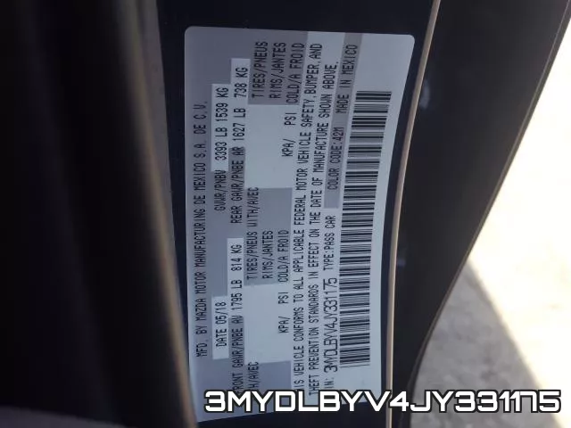 3MYDLBYV4JY331175 фото 2