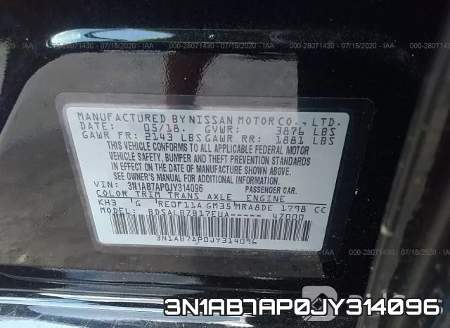 3N1AB7AP0JY314096 фото 10