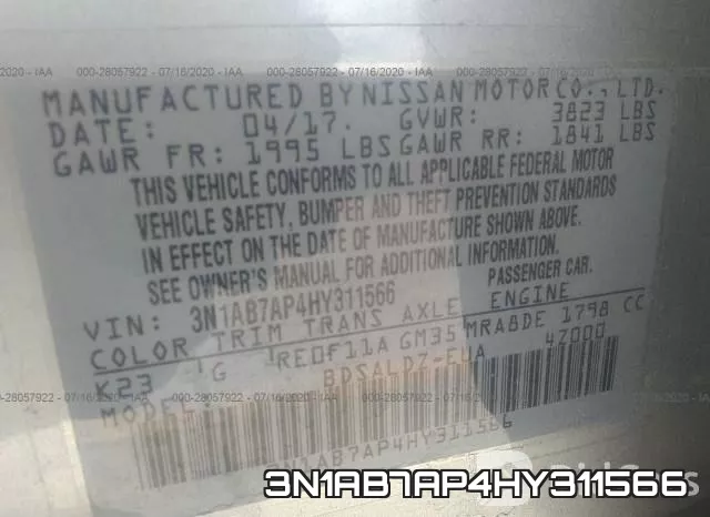 3N1AB7AP4HY311566 фото 10