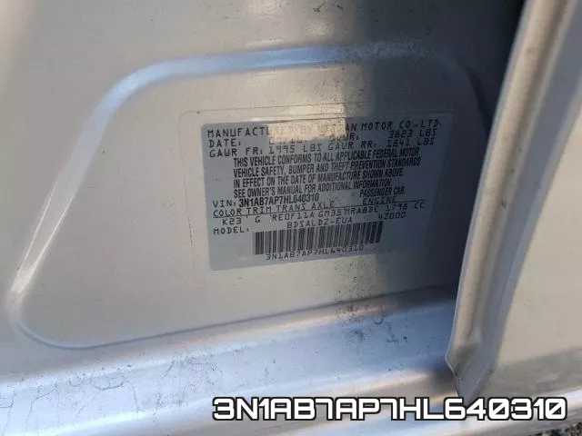 3N1AB7AP7HL640310 фото 2