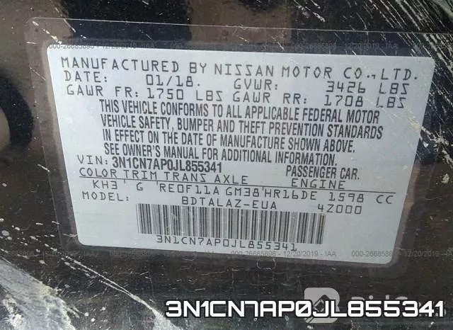 3N1CN7AP0JL855341 фото 10
