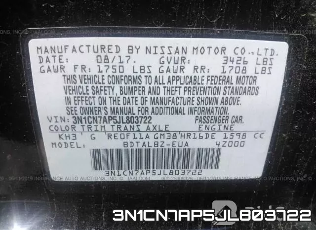 3N1CN7AP5JL803722 фото 10