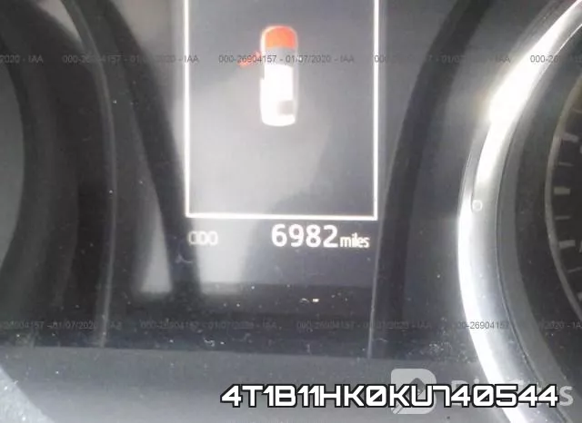 4T1B11HK0KU740544 фото 8