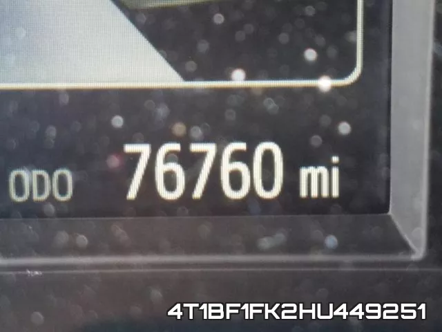 4T1BF1FK2HU449251 фото 9