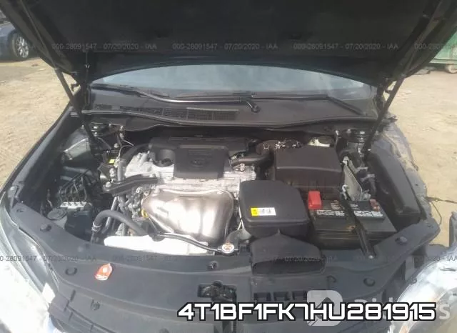 4T1BF1FK7HU281915 фото 2