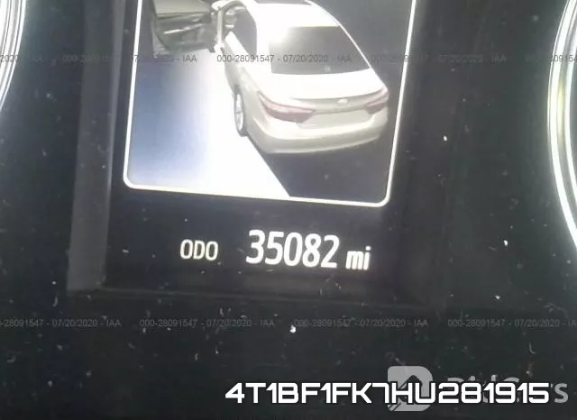 4T1BF1FK7HU281915 фото 8