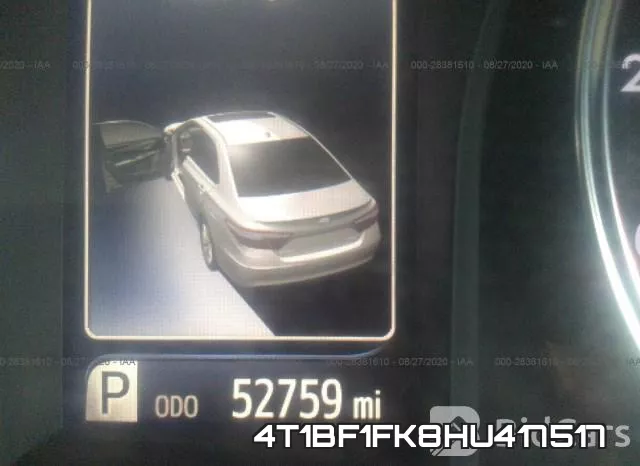 4T1BF1FK8HU417517 фото 8