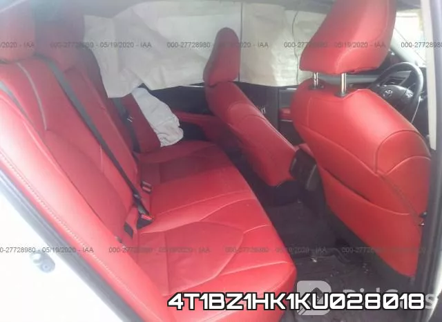 4T1BZ1HK1KU028018 фото 9