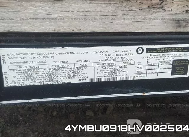 4YMBU0918HV002504 фото 10