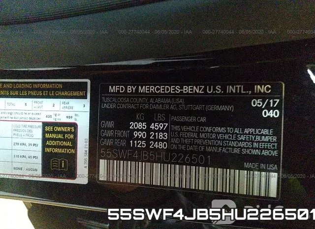 55SWF4JB5HU226501 фото 10