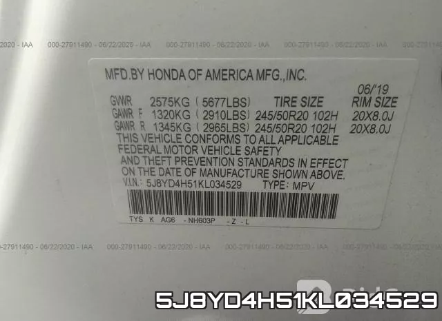 5J8YD4H51KL034529 фото 10
