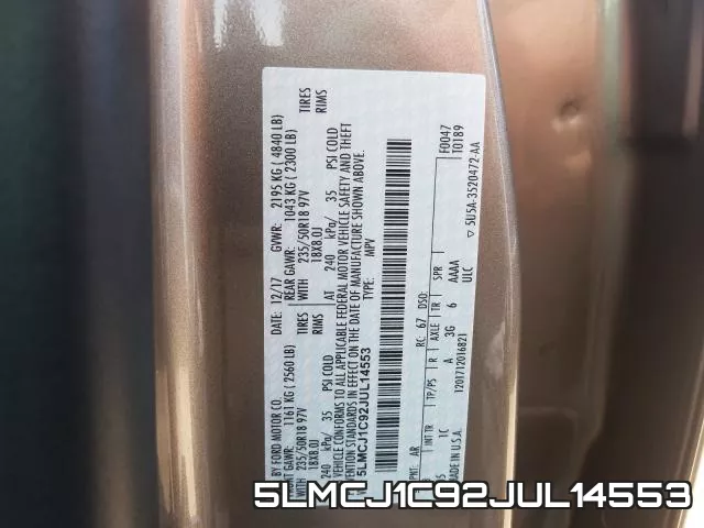 5LMCJ1C92JUL14553 фото 2