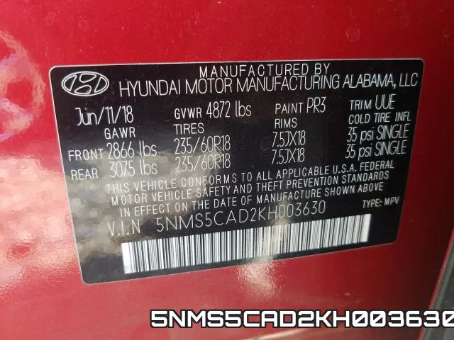 5NMS5CAD2KH003630 фото 2