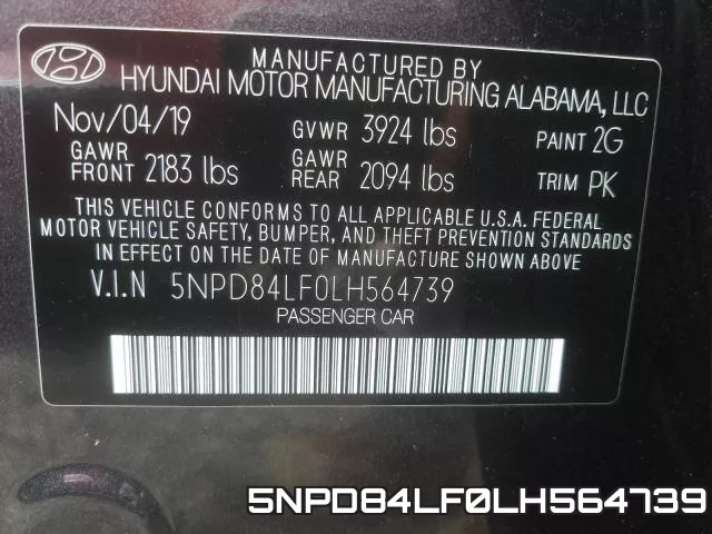 5NPD84LF0LH564739 фото 2
