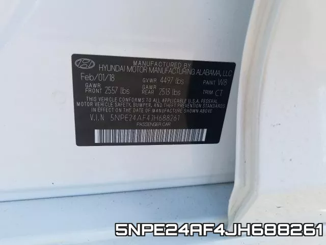 5NPE24AF4JH688261 фото 2
