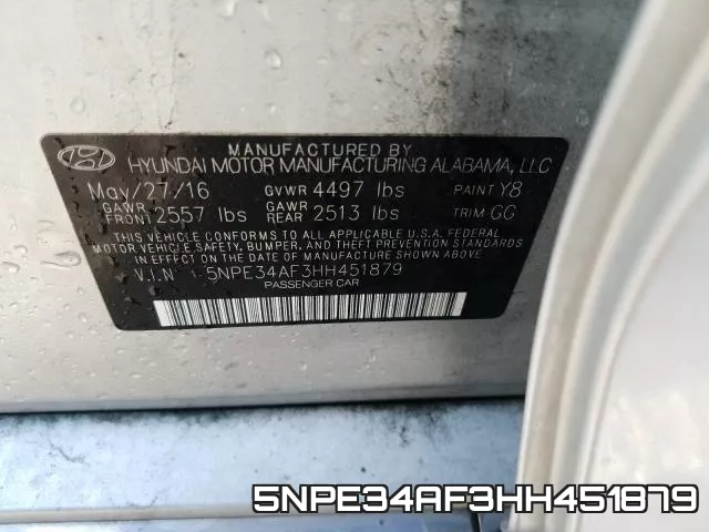 5NPE34AF3HH451879 фото 2