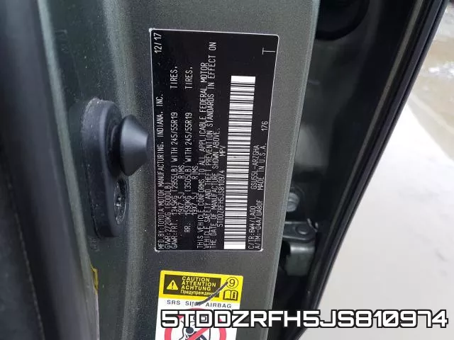 5TDDZRFH5JS810974 фото 2