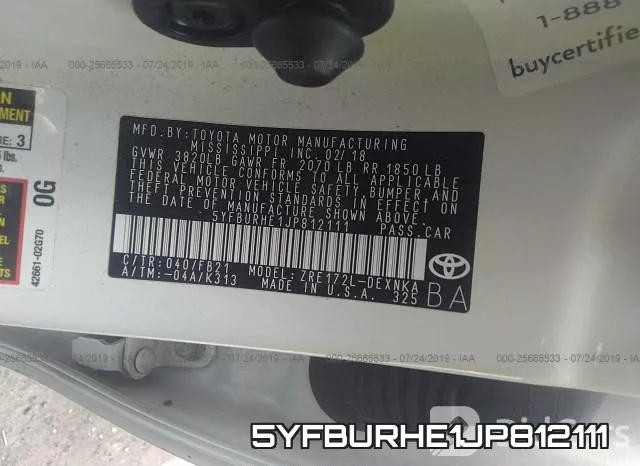 5YFBURHE1JP812111 фото 10