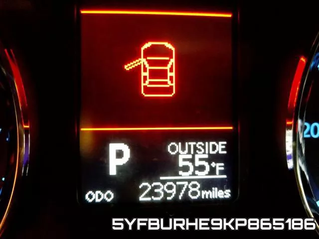 5YFBURHE9KP865186 фото 9