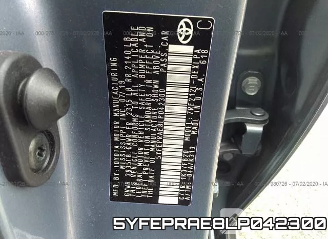 5YFEPRAE8LP042300 фото 10