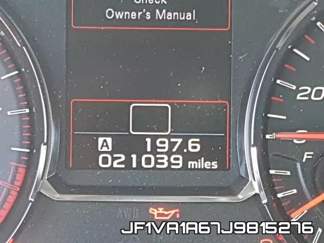 JF1VA1A67J9815276 фото 9