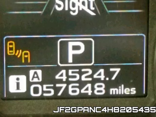 JF2GPANC4H8205435 фото 9