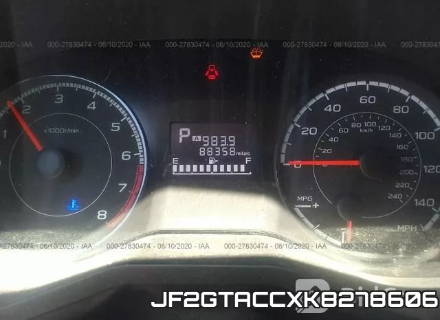 JF2GTACCXK8278606 фото 8