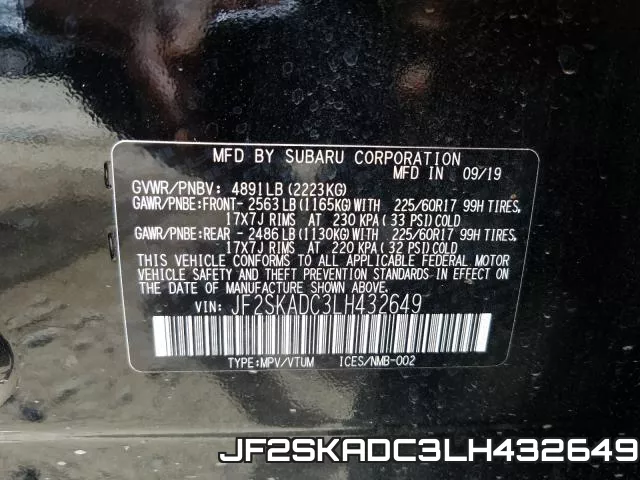 JF2SKADC3LH432649 фото 2