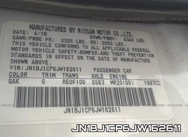 JN1BJ1CP6JW162611 фото 10