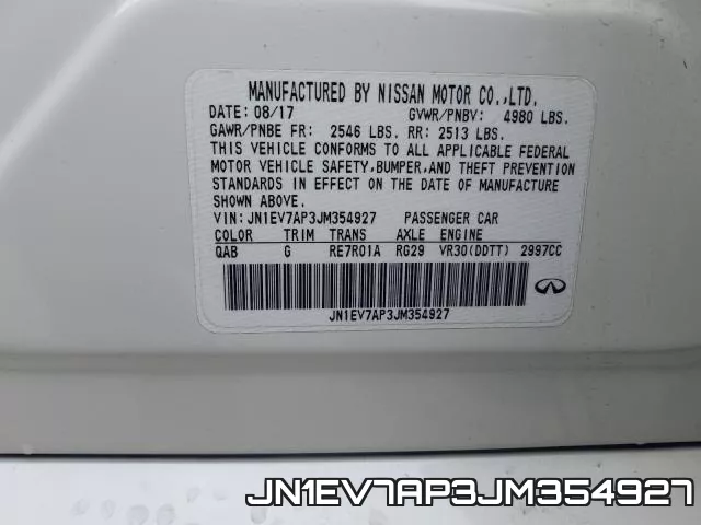 JN1EV7AP3JM354927 фото 2